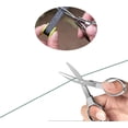 thumbnail image 5 of Ciseaux en Acier Inoxydable Anti-Rouille Ciseaux Pliants en Forme de Lunettes Mini Ciseaux de Sécurité Pliants avec Trou pour Porte-Clés pour Ménages Sc, 5 of 5