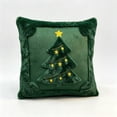 thumbnail image 2 of Christmas Trees Pillow Covers, Decorative Soft Throw Pillows Plush, Winter Holiday Decorative Pillowcase, Embroidered Couch Cushion for Holiday Winter Home Decor Chair Sofa Bedroom Living Room, 2 of 7