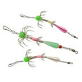 thumbnail image 6 of Beisidaer 5Pcs Sea Fishing Octopus Hook Luminous Eight Hook Fluorescence Octopus Squid, 6 of 8