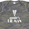 thumbnail image 4 of Inktastic Auntie Lil Man Tuxedo Front Boys Baby Bodysuit, 4 of 5