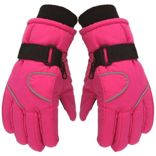 YWDJ Toddler Girls Boys Snow Gloves Kids Ski Winter Gloves Waterproof