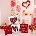 thumbnail image 1 of Fwttom Pillowcase Hot Valentine's Day Pillowcase Linen Material, 1 of 6