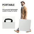 thumbnail image 6 of 4 Ft Folding Table Plastic Camping Table For Party Dining In/Outdoor White/Black, 6 of 9