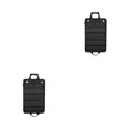 thumbnail image 4 of Eigraketly Bolsa enrollable para herramientas resistente al desgarro - Correa ajustable impermeable portátil Bolsa de herramientas de tela para negro 2piezas, 4 of 6