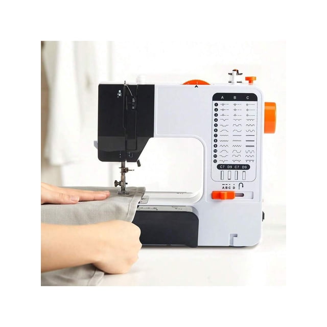 Sewing Machine Portable Sewing Machine For Beginners With 38 Built-In Stitches & Reverse Sewing Dual Speed Sewing Machine With Extension Table Foot Pedal Accessory Kit Family Home Travel