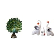 thumbnail image 1 of Elegante colección de esculturas de animales con estatuas de pavos reales y elefantes para decorar el dormitorio, la oficina, la sala d, 1 of 8