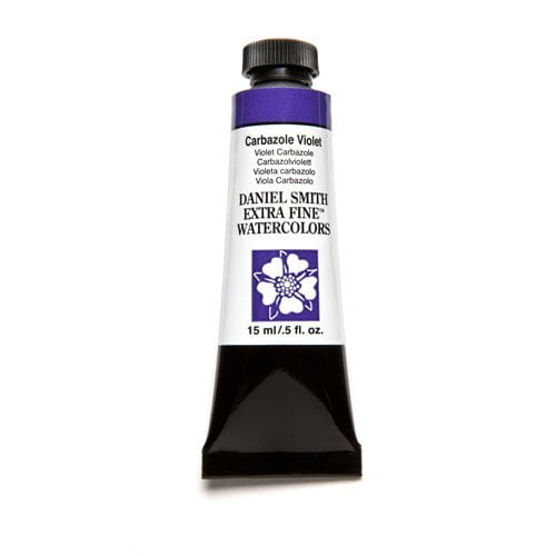 Daniel Smith Extra Fine Watercolor 15ml Paint Tube, Carbazole Violet