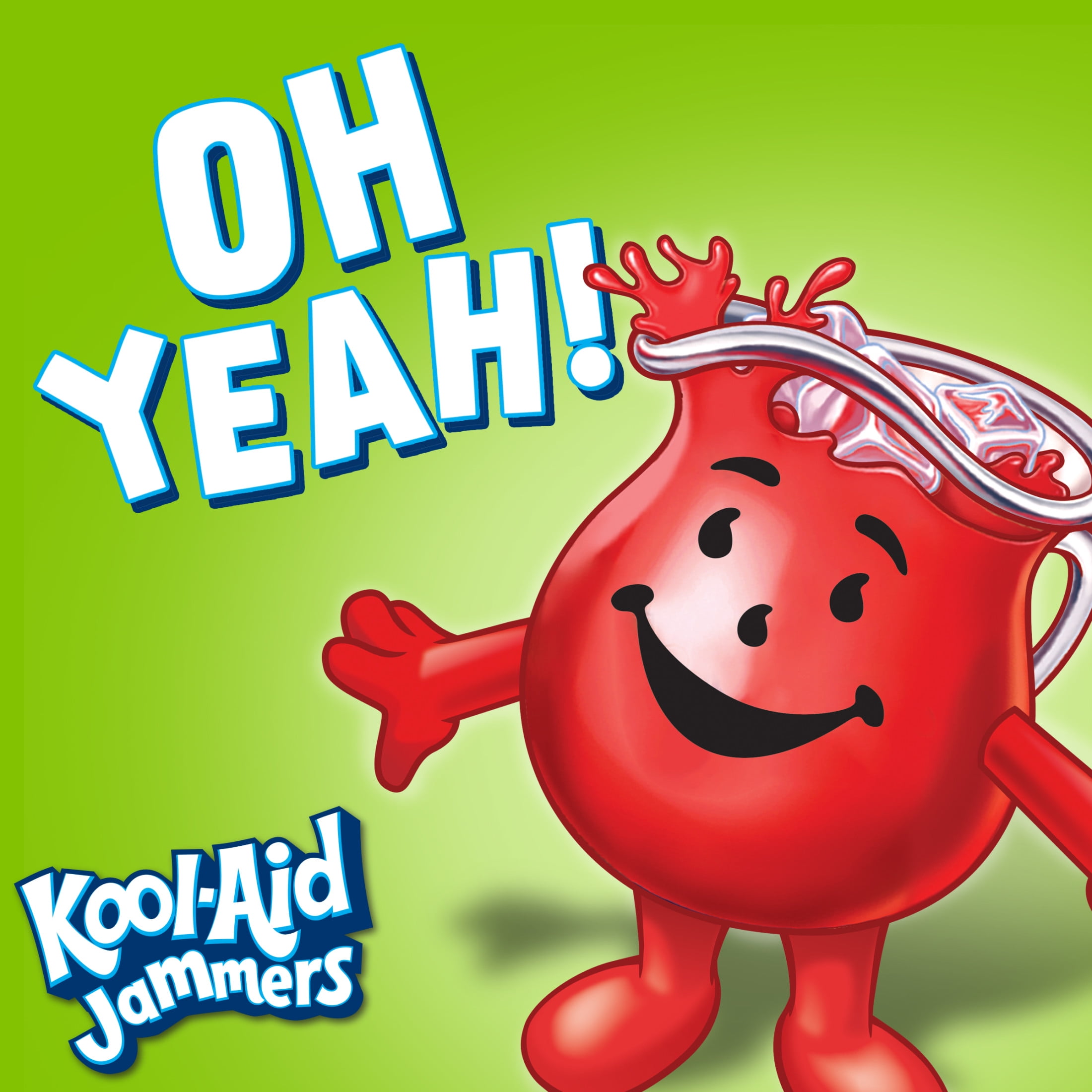 (4 pack) Kool-Aid Jammers Artificially Flavored Drink, 10 Pouches, for School Lunches and On-the-Go Hydration, Strawberry Kiwi Flavor, Excellent Source of Vitamin C, 6 fl oz