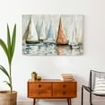 thumbnail image 4 of Creative Products Muted Sailboats On Water 36 x 24 Canvas Wall Art, 4 of 5