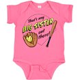 thumbnail image 3 of Inktastic That's My Big Sister out There Softball Boys or Girls Baby Bodysuit, 3 of 5