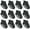 Black, variant on Debra Weitzner Non Slip Ankle Socks With Grips for Toddlers 6 to 12 Months Old, Multicolor 12 Pairs