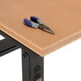 thumbnail image 3 of Adjustable Height Workbench C-Channel Leg, 72"W x 30"D, 1-1/2" Shop Top Square Edge, Black, 3 of 6