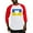 Red/White, variant on CafePress - Ukraine Heart Baseball Jersey - Cotton Baseball Jersey, 3/4 Raglan Sleeve Shirt