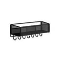 thumbnail image 2 of Cagogo Clearance Under $5 Hanging Storage Baskets Organizer Wall Mount, Metal Wire Storage Bin Rack for Kitchen Bathroom Shower Spice Shelf Home Decor Essentials with Hooks, 2 of 6