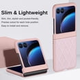 thumbnail image 4 of for Motorola Razr Plus 2023 Case Cover, Rhombus Diamond Pattern Phone Case for Women Girl Luxury Protective Case for Motorola Razr Plus 2023, Moto Razr+, Pink, 4 of 12