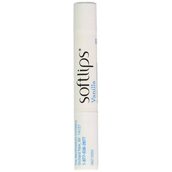 6 Twin-Packs Softlips Lip Protectant Balm, Sunscreen SPF 20, Vanilla