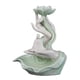 thumbnail image 2 of Quemador de cono de reflujo en cascada con luces nocturnas, decoración, incensario antiguo con puerto USB Celadon Guanyin, 2 of 8