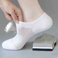 thumbnail image 2 of 6 Pairs Summer Breathable Invisible Socks, Unisex Low-Cut Ankle Socks, 2 of 8