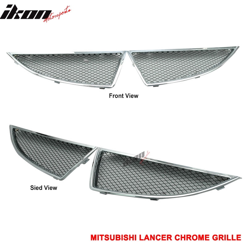 Compatible with 0405 Mitsubishi Lancer OZ Chrome Mesh