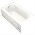 thumbnail image 2 of Bancroft 60" X 32" Alcove Bath with Integral Apron, Tile Flange and Right -Hand Drain, Dune, 2 of 2