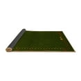 thumbnail image 2 of Ahgly Company Indoor Round Abstract Yellow Modern Area Rugs, 3' Round, 2 of 4