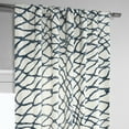 thumbnail image 3 of Ellis Blue Printed Cotton Twill Curtain (1 Panel), Ellis Blue, 50W X 84L, 3 of 10