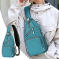 thumbnail image 1 of Men's Sling Bag Lightweight Crossbody Chest Bag Water Repellent Casual Daypack For Travel Outdoor Daily Use, 1 of 6