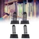 thumbnail image 5 of Sujetalibros ANGGREK Metal Estilo Arquitectónico Negro 4 Piezas, 5 of 8