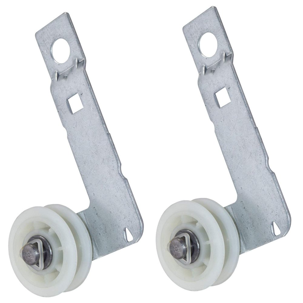 HQRP 2Pack Dryer Idler Pulley with Bracket Assembly Replacement for