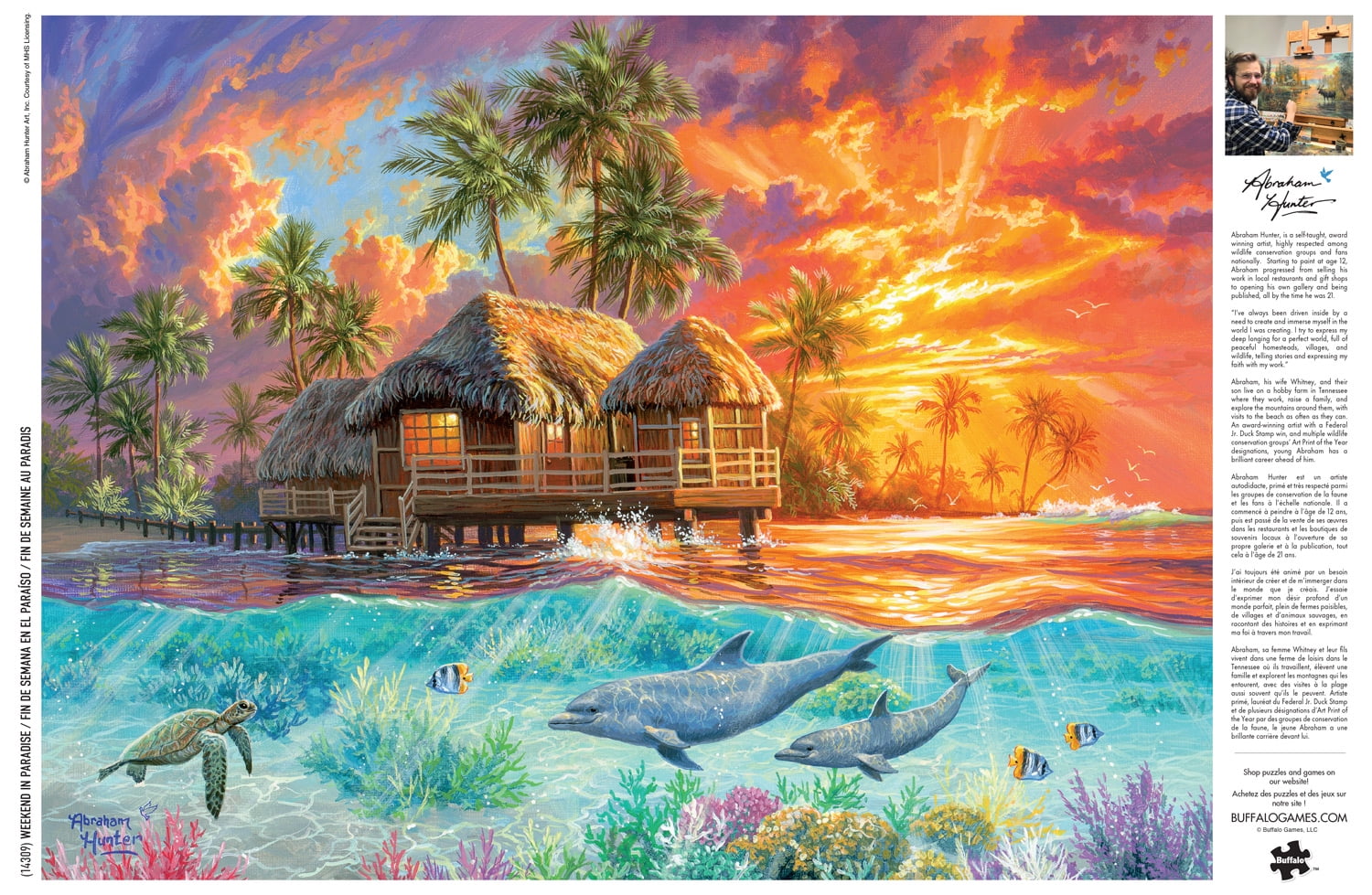 Buffalo Games Weekend in Paradise 1000-Piece Interlocking Jigsaw Puzzle for Adults Ages 14-99 Years