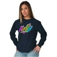 thumbnail image 3 of XOMG POP Kinley Sweet and Salty Women's Long Sleeve T Shirt Brisco Brands L, 3 of 6