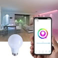 thumbnail image 3 of Bombilla WiFi E27 Zulema Control Aplicación Bluetooth todo color Bombillas inteligentes, 3 of 8