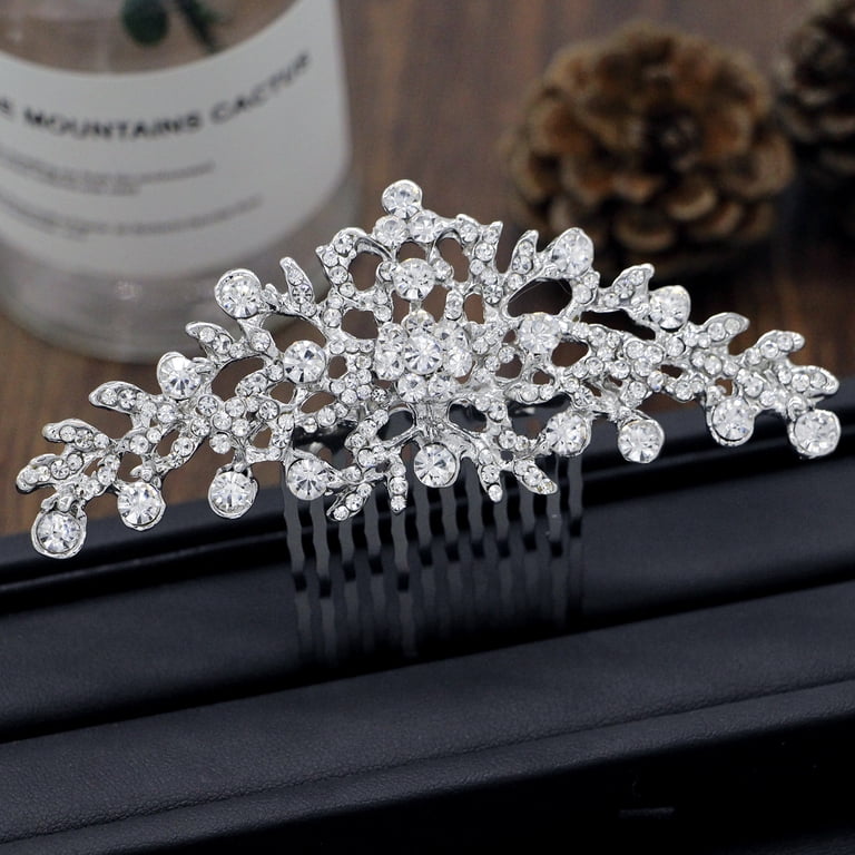 Namzi Bridal Flower Wedding Hair Pins Crystal Pearl Hair  display picture 1