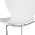 thumbnail image 5 of WYDK Ergonomic chairs available in a variety of colors，Contemporary Design Plastic Stack Chair,Modern,Office, living room, bedroom, for indoor use,White, 5 of 9