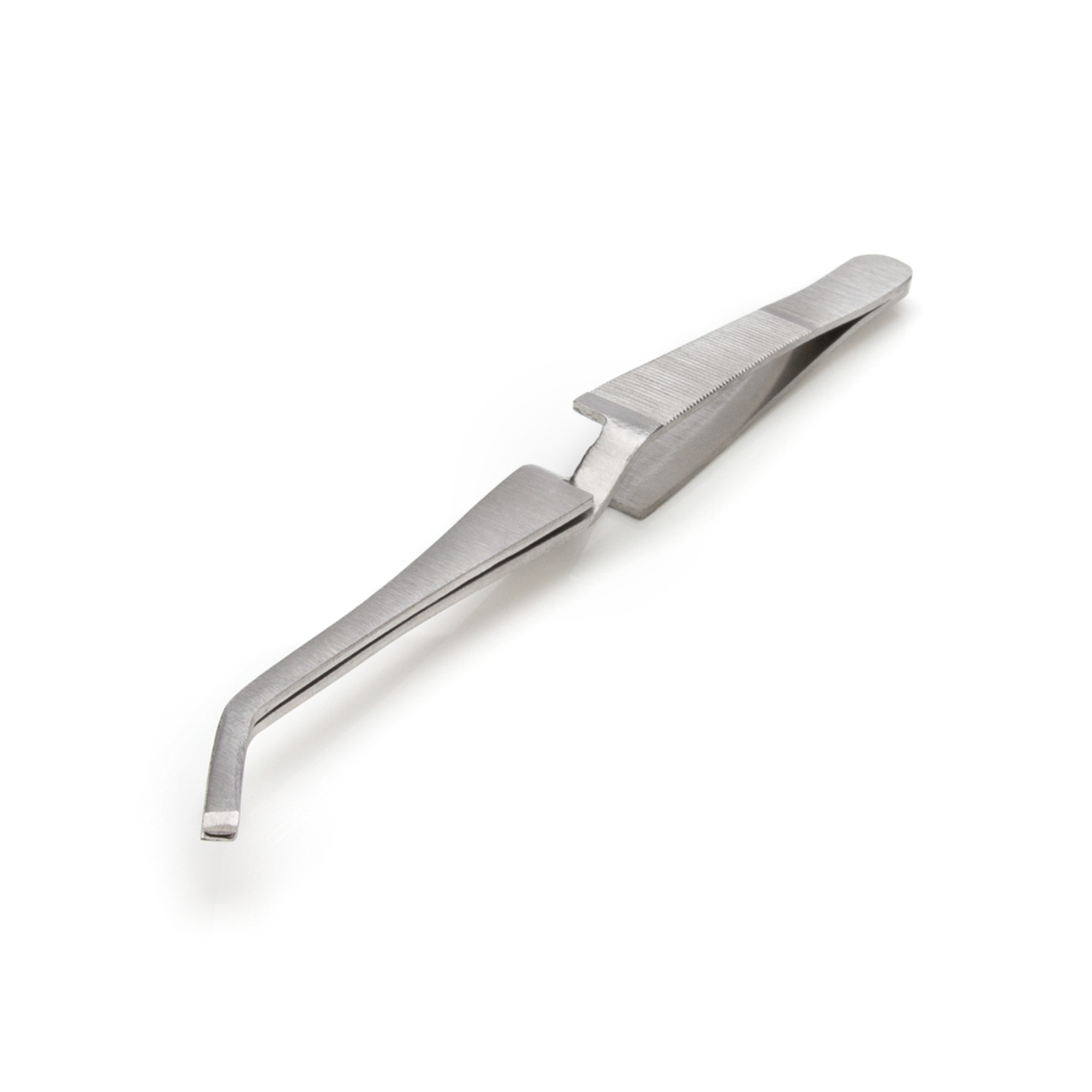 STEELMAN 05614 6Inch Angled Sharp Tip SelfClosing Tweezers