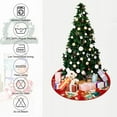 thumbnail image 2 of Christmas Tree Skirt Christmas Tree Collar for Christmas Holiday Decorations Indoor Outdoor Christmas Tree Ornament Christmas Tree Mat(Red9), 2 of 7