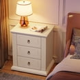 thumbnail image 3 of Tribesigns 3-Drawer Nightstand, Wood Night Stand with Storage Drawers, Modern Bedside Table Side End Table for Bedroom, 3 of 8