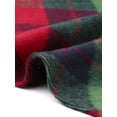 thumbnail image 5 of INSPIRE CHIC Women's Vintage Plaid High Waist A-Line Long Maxi Skirt with Pockets XS Red Green, 5 of 6