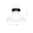 thumbnail image 4 of FM540011BNGO-Alora Lighting-Westlake - 1 Light Flush Mount-7.5 Inches Tall and 11.13 Inches Wide-Brushed Nickel Finish, 4 of 7