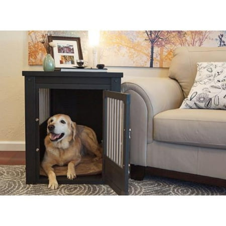 Pinta International Ecoflex Dog Crate End Table With Stainless Steel Spindles