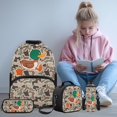 thumbnail image 2 of Aplkyhs Brown Camo Duck Kids School Backpack Set 4 Pieces with Lunch Bag Pencil Case and Water Bottle Holder Large Capacity Bookbag for Girls Boys, 2 of 7