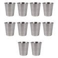 thumbnail image 1 of 10 piezas de vasos para beber de acero inoxidable de 300 ml/10,14 oz para café y bar, 1 of 2
