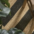 thumbnail image 5 of JONATHAN Y ANSA 6' Round Area Rug, Piper Two-Tone Chevron Jute - Black/Natural, RNF111A-6R, 5 of 6