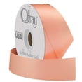 thumbnail image 2 of Burton & Burton #9 Petal Peach Satin Double Faced Ribbon, 2 of 3