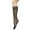 #0251-Black, variant on Lace Trim Calf Socks Diamond Pattern for Women Anti Run Mesh Slim Fit