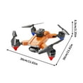 thumbnail image 4 of bxhwj Folding Kids Drone with Colorful Lights, Obstacle Avoidance, HD Aerial Photography, 4-Axis Quadcopter, ESCs, Educational Remote-Controlled Toy, Gift for Boys Girls, 4 of 7