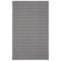 SAFAVIEH Martha Stewart Cotton Geometric Area Rug, Charcoal/Grey, 5' x 7'
