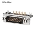 thumbnail image 2 of Conector D-sub macho de 26 pines en ángulo recto negro 1pc, 2 of 3