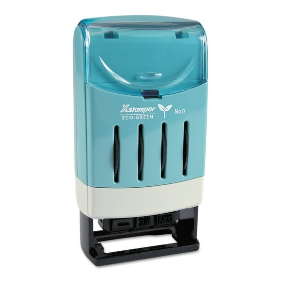 "Versadater Line Dater, Message Dater, 1 X 0.16, Pre-Inked, Black | Bundle of 5 Each"