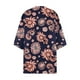 thumbnail image 5 of ICHUANYI ClearanceWomen's Floral Print Puff Sleeve Kimono Cardigan Loose Chiffon Cover Up Casual Blouse Tops(Navy, S) ICHUANYI WER20232080506725, 5 of 5